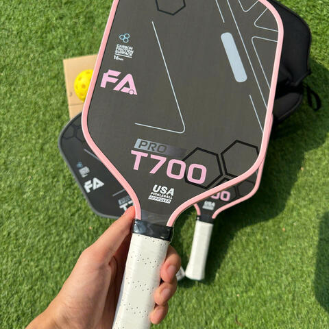 T700 Pro Bề Mặt Nhám Combo vợt PICKLEBALL Full Phụ Kiện