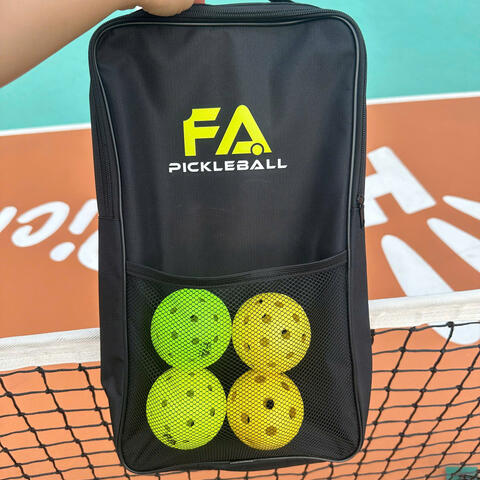 Balo vợt pickleball đựng 2 vợt 4 bóng bảo vệ vợt khỏi trầy xước nhỏ gọn (màu đen)